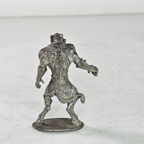 Ral Partha Pewter Warthog Warrior PP249 Beast Man No Weapon - Picture 6 of 8